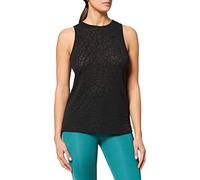 NIKE DJ6442 W NP DF SSNL AOP BRNT Tank Vest Women's Black/Clear S