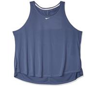 NIKE DJ6740-491 W NK One DF STD Tank Plus Vest Femme DIFFUSED Blue/White Taille 2X