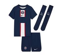 Nike DJ7897-411 Ensemble unisexe pour enfant Paris Saint-Germain 2022/23 Home, bleu marine/blanc et nuit marine Taille M