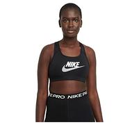 Nike DM0579 W NK DF SWSH CB FUTURA GX BRA Sports bra women's black/white/particle grey M