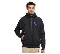 Nike DM6867-010 M NSW SPE+ WVN WR JKT MFTA Jacket Men's BLACK/WHITE XS