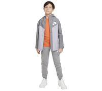 Nike DM8128-084 B NSW SF WR Jacket Boy's SMOKE GREY/LT STEEL GREY/WHITE Taille L