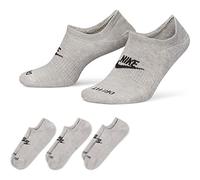 NIKE DN3314-063 Everyday Plus Cushioned Socks Unisex Dk Gray Heather/Black S