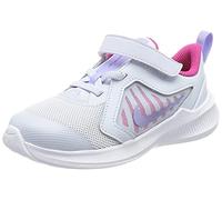 Nike Downshifter 10, Sneaker Mixte bébé, Football Grey/Purple Pulse-THU, 19.5 EU