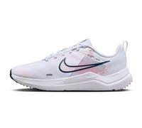 NIKE Downshifter 12 Premium Baskets de course pour femme, Ballon de football blanc nacré rose gris minuit marine, 38 EU