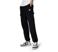 NIKE DQ5196-010 W NSW Club FLC Mr Pant Cargo Pants Femme Noir Blanc Taille M