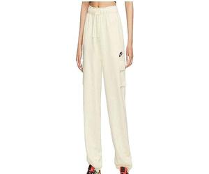 NIKE DQ5196-113 W NSW Club FLC Mr Pant Cargo Pants Femme Lait De Coco Et Noir Taille M