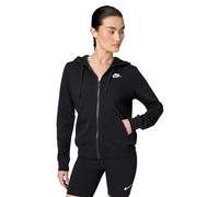 NIKE DQ5471-010 W NSW Club FLC FZ Hoodie STD Sweatshirt Femme Noir Blanc Taille 2XS