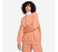 Nike DQ5733-225 W NSW PHNX FLC OS Crew Sweatshirt Femme Amber Brown/SAIL Taille S-T