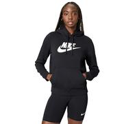 NIKE DQ5775-010 W NSW Club FLC GX STD PO HDY Sweatshirt Femme Noir Blanc Taille M