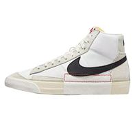 NIKE DQ7673-100 Blazer Mid Pro Club Sneaker Male White/Black-Light Bone-Summit White EU 39