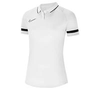 Nike Dri-FIT Academy Polo, Bianco/Nero/Nero/Nero, S Femme