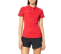Nike Dri-FIT Academy Polo, Universita 'Rosso/Bianco/Gym Rosso/Bianco, Large Femme
