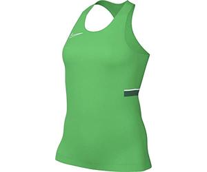 Nike, Dri-Fit Academy, Top Soccer sans Manches, Lt Green Spark/Blanc/Pine Vert/Blanc, XS, Femme