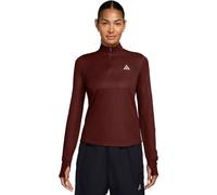 Nike Dri-FIT ACG Trail T-shirt ML demi-zip F M Rouge
