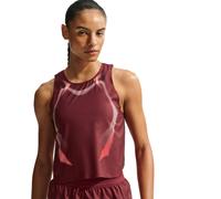 Debardeur crop nike aeroswift rouge femme