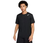 Nike Running - T-shirt ultra-léger et respirant - M Nike Dri-Fit ADV Aeroswift SS Top Black Summit White pour Homme - Taille L - Noir Noir L