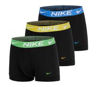 Nike Dri-Fit Essential Micro Trunk Caleçon - Pack de 3 Hommes-noir, vert, Taille L