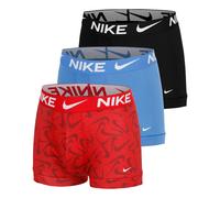 Nike Dri-Fit Essential Micro Trunk Caleçon - Pack de 3 Hommes-rouge, bleu, Taille S