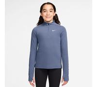 Nike Dri-Fit Half-Zip Haut manches longues Filles - bleu gris, blanc S