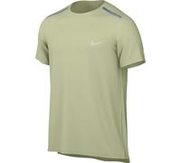 Nike Dri-Fit Miler AJ7565-371 Haut de Course à Manches Courtes pour Homme, Olive Aura/argenté réfléchissant, Taille S