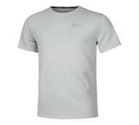 Nike - Dri-FIT UV Miler - T-shirt de running - L - grey fog / particle grey / reflective