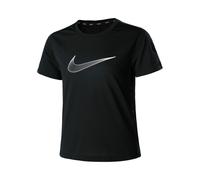 Nike Fille Df One Sleeve Gx T Shirt, Black/White, 13 ans EU