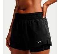 Nike Short femme Basic Mid-Rise 2 en 1 (8 cm)