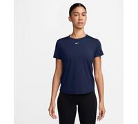 Nike Dri-Fit One Women's Standard Fit Short-Sleeve Top Bleu marine nuit 12 (M) Female