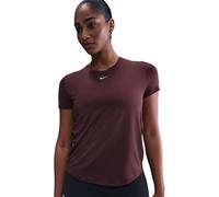 Nike Dri-Fit One Women's Standard Fit Short-Sleeve Top Écrasement Bourgogne 10 (S) Female