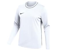 Nike Dri-Fit Park Haut De Foot À Manches Longues Et Col Ras-du-Cou pour Femme, White/Black/Black, HM7167-100, S