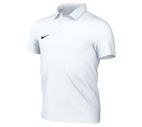 Nike Dri-Fit Park Polo De Foot À Manches Courtes avec Ouverture À Boutons 1/4 De Longueur pour Enfant, White/Black, IB1195-100, XL