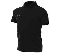 Nike Dri-Fit Park Polo De Foot À Manches Courtes avec Ouverture À Boutons 1/4 De Longueur pour Enfant, Black/White, IB1195-010, L