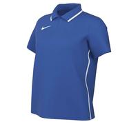 Nike Dri-Fit Park Polo De Foot À Manches Courtes avec Ouverture À Boutons 1/4 De Longueur pour Femme, Royal Blue/White/White, HM7150-463, S