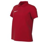 Nike Dri-Fit Park Polo De Foot À Manches Courtes avec Ouverture À Boutons 1/4 De Longueur pour Femme, University Red/White, IB1172-657, S