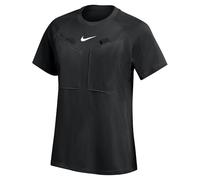 Nike Dri-Fit Referee III Maillot De Foot À Manches Courtes pour Femme, Black/Black/White, HV8321-010, S