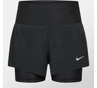 Nike Swift 2in1 Short Short de running Femmes-noir, Taille XL