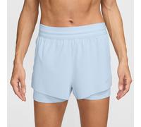 Nike Dri-Fit Swift Womens Mid-Rise 3 2-In-1 Shorts Teinte bleue 12 (M) Female