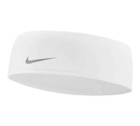 Nike Dri.Fit Swoosh Headband 2.0 Bandeau Essudeur Running Sport (Blanc - Argent)