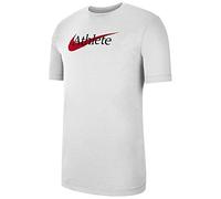 Nike Dri-FIT, T-Shirt Homme, Weiss/University Red, 2XL