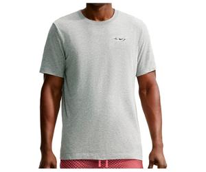 Nike - Dri-Fit Tee Stride Print Pack - T-shirt de running - S - dark grey heather / black / white