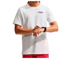 Nike - Dri-Fit Tee Stride Print Pack - T-shirt de running - S - white / fusion red / black