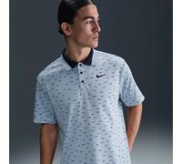 Nike Dri-Fit Tour Micro Print Mens Light Armory Blue/Black XL Chemise polo