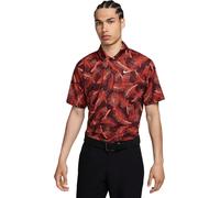 Nike Dri-Fit Tour Pine Print Mens Dragon Red/White L Chemise polo