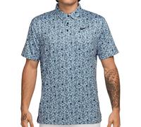 Nike Dri-Fit Tour POA Print Light Armory Blue/Black 2XL Chemise polo