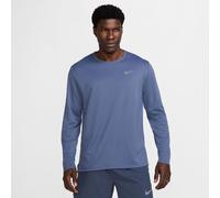 Nike Dri-Fit UV Miler Maillot de course Hommes - bleu, argent, Taille L