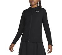 Nike Dri-FIT Veste de golf à fermeture éclair intégrale anti-UV UPF 40+ pour femme Noir Taille M, noir, Medium