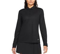 Nike Dri-FIT Victory Polo de golf à manches longues pour femme, noir, Taille S