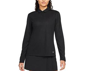 Nike Dri-FIT Victory Polo de golf à manches longues pour femme, noir, Taille S