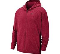 Nike Dry Hoodie Full Zip Hyperdry T-Shirt Homme, Team Red/HTR/Black, FR : M (Taille Fabricant : M)